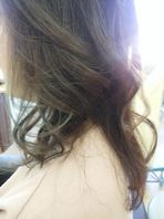 グレージュ+インナーカラーを和漢ヘアカラーで