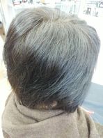 漢方ハーブヘアカラービフォアアフター