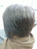 漢方ハーブヘアカラービフォアアフター