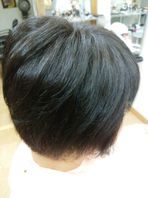 漢方ハーブヘアカラービフォアアフター